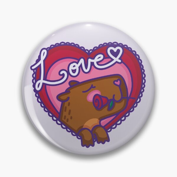 Item preview, Coby Capybara and the Rose designed and sold by Pigapalooza.