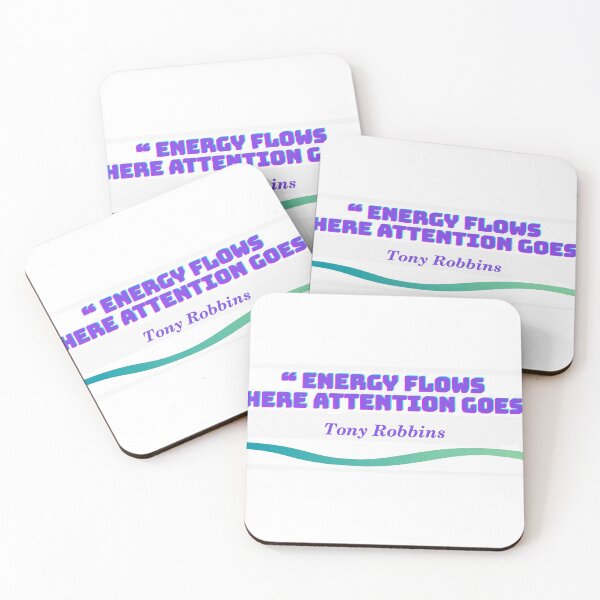 Item preview,  Energy flows where attention goes - Tony Robbins designed and sold by Jack Cox.