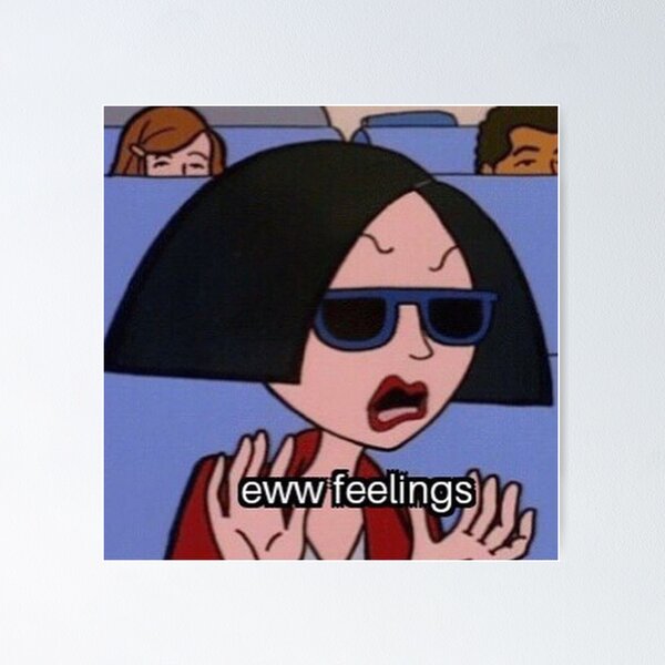 Item preview, eww feelings 2000s cartoon designed and sold by Laukays.
