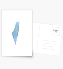 Israel Aquarell Postkarten