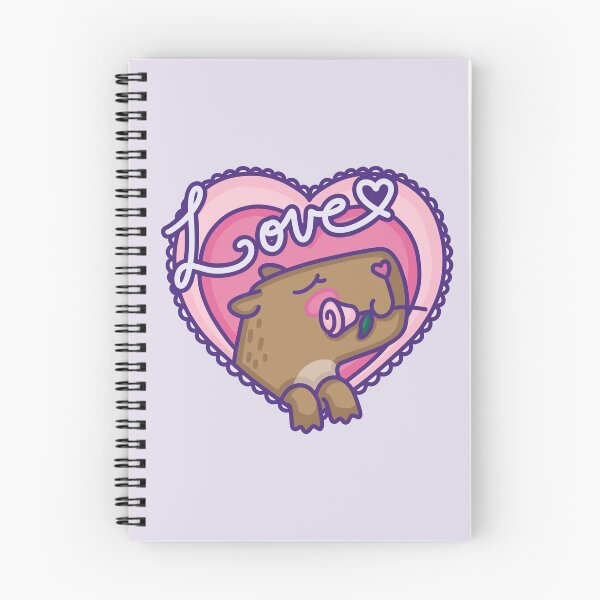 Item preview, Collette Capybara and the Rose designed and sold by Pigapalooza.