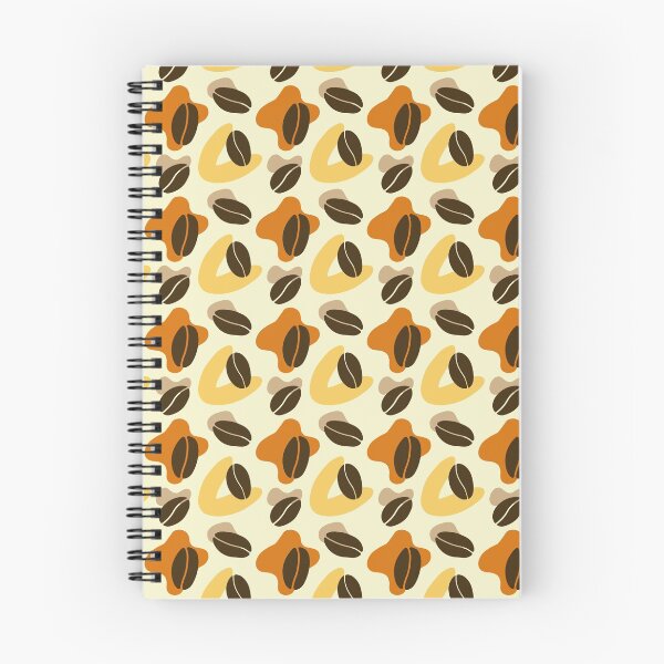 Item preview, Coffee Beans and Abstract Shapes Pattern designed and sold by elysialucas.
