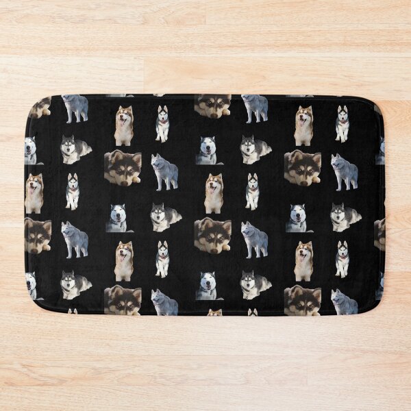 Item preview, Funny and cute group of Husky dogs pattern  designed and sold by Maystro-design.