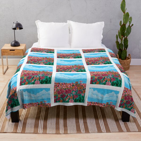 Item preview, Loose Flower Field Painting designed and sold by sabrinasheridan.