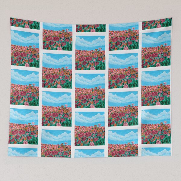 Item preview, Loose Flower Field Painting designed and sold by sabrinasheridan.