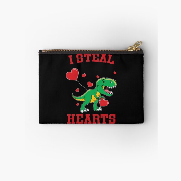 Item preview, I Steal Hearts Valentines Day Dinosaur designed and sold by AmalGr.