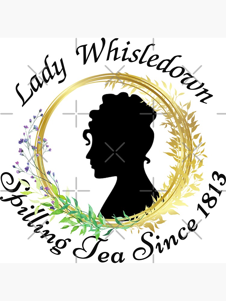 Aperçu 3 sur 3. Magnet avec l'œuvre Le journal de la Lady Whisledown Society raconte l'histoire depuis 1813 créée et vendue par Freestylist.