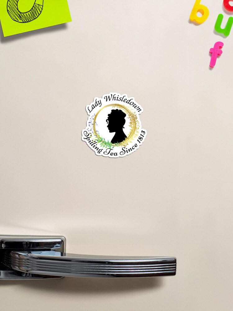 Aperçu 1 sur 3. Magnet avec l'œuvre Le journal de la Lady Whisledown Society raconte l'histoire depuis 1813 créée et vendue par Freestylist.