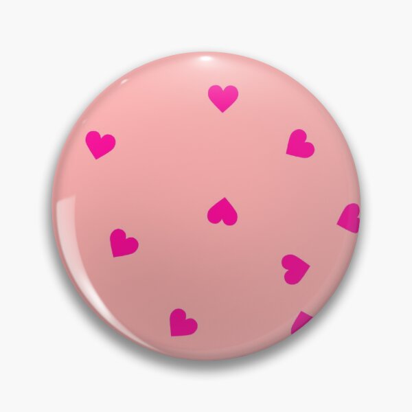 Item preview, Pink Polka Dot Heart Pattern on a Light Pink Background Large Sized Repeating Pattern designed and sold by Nicolette Olivier.
