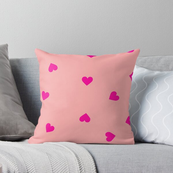 Item preview, Pink Polka Dot Heart Pattern on a Light Pink Background Large Sized Repeating Pattern designed and sold by Nicolette Olivier.