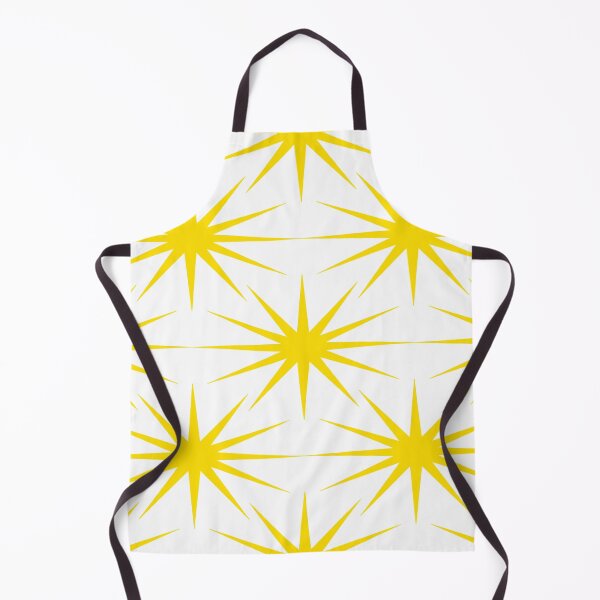 Item preview, Mid-Century Modern Art | Starburst Yellow Transparent designed and sold by Old Urban Farmhouse Design Studio.