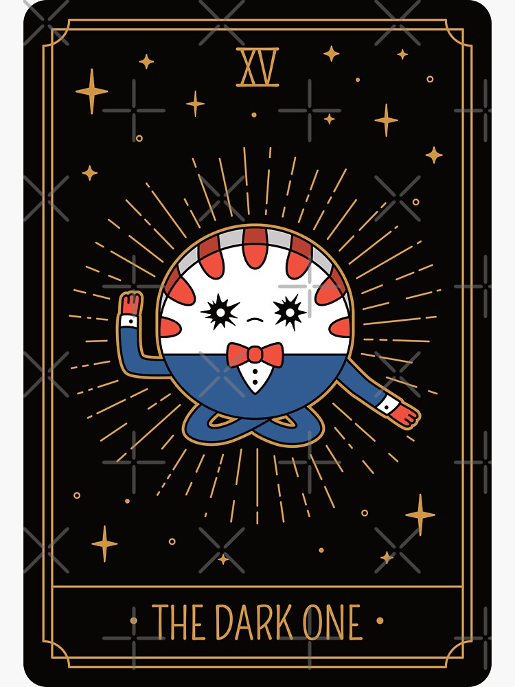 Thumbnail 3 of 3, Sticker, Adventure Time Tarot - Peppermint Butler (color version) designed and sold by ElectricFangs.