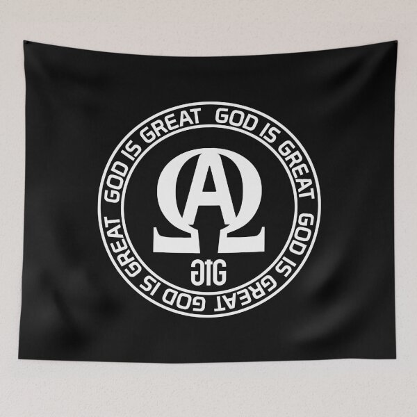 Item preview, God is Great Alpha Omega Christian Fashion T Shirt designed and sold by Status71.