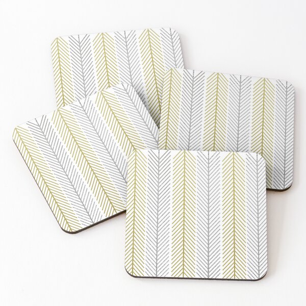 Item preview, Abstract Art | Chevron Arrows Gold Silver designed and sold by Old Urban Farmhouse Design Studio.