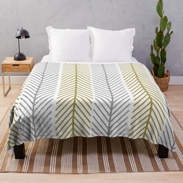 Item preview, Abstract Art | Chevron Arrows Gold Silver designed and sold by Old Urban Farmhouse Design Studio.