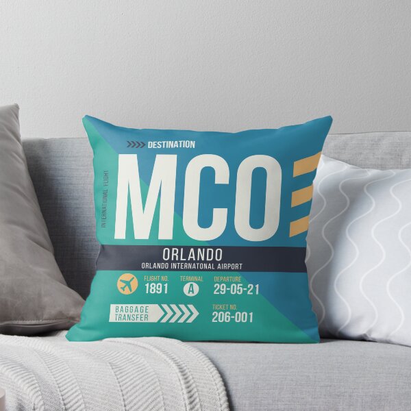 Item preview, Orlando (MCO) Airport Code Baggage Tag designed and sold by SLAG-Creative.