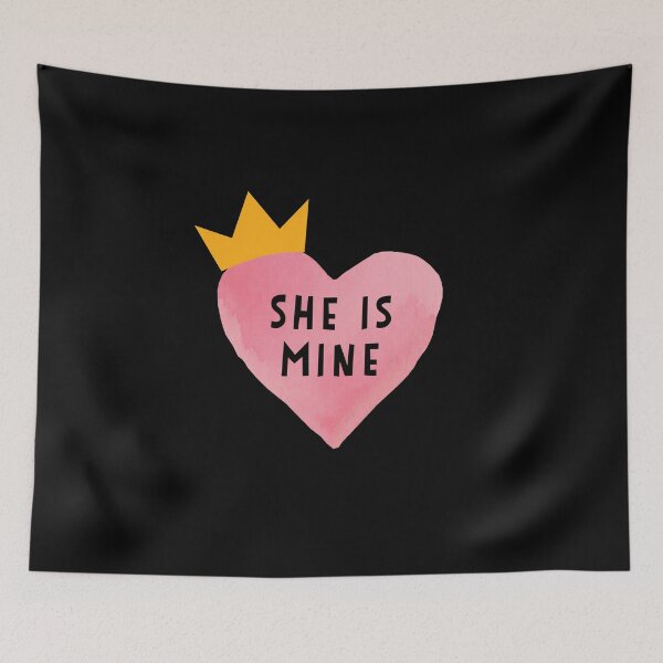 Item preview, She Is Mine - Happy Valentines Day Love designed and sold by ArqDezines.