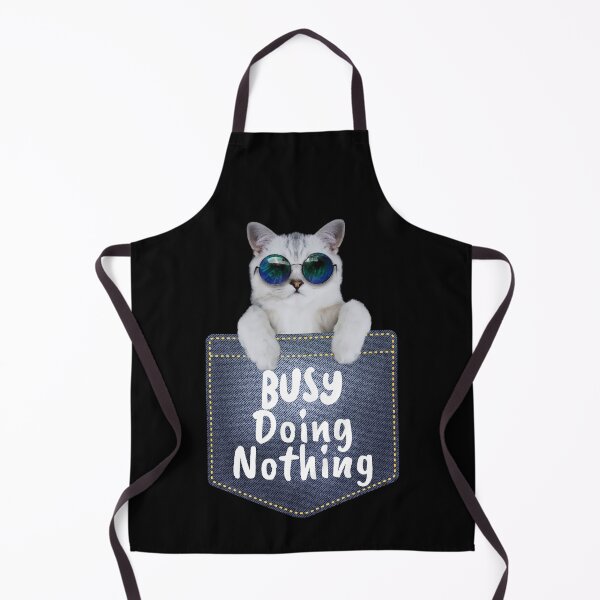 Item preview, Busy Doing Nothing - Cool Cat in a Pocket designed and sold by alancrapopod.