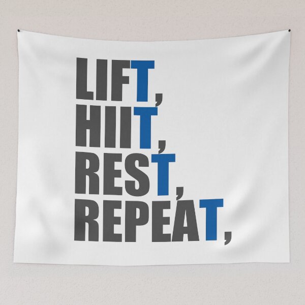 Item preview, LIFT HIIT REST REPEAT designed and sold by PGUSTTAV.