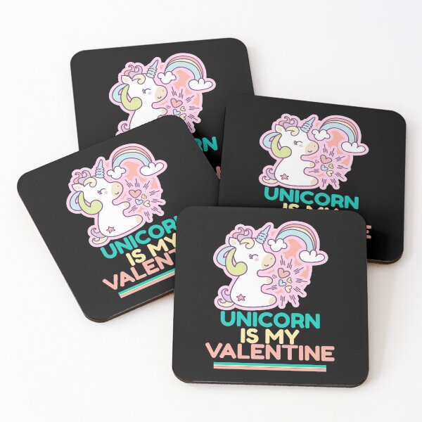 Item preview, Unicorn Valentine Women Girls T-Shirt designed and sold by colortrends.
