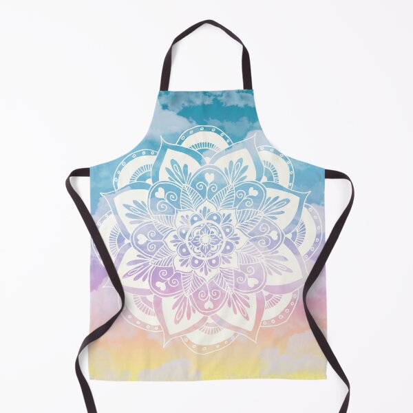 Item preview, Pastel Rainbow Clouds Mandala designed and sold by Julie Erin Designs.