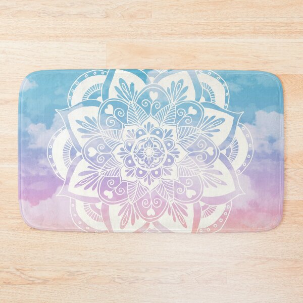 Item preview, Pastel Rainbow Clouds Mandala designed and sold by Julie Erin Designs.