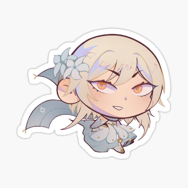 { Genshin Impact } Lumine Anime Chibi Sticker