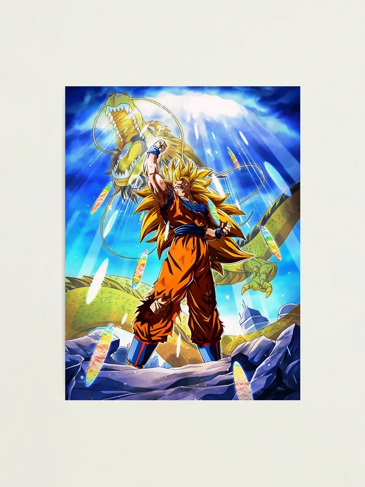 Goku - Super Sayajin Namek Photographic Print by AbdeeFactory