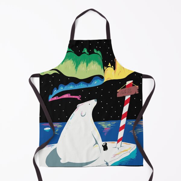Item preview, Polar bear on a cold night designed and sold by ArtomicDesign.