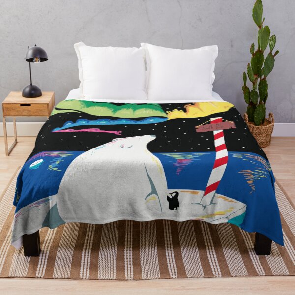 Item preview, Polar bear on a cold night designed and sold by ArtomicDesign.