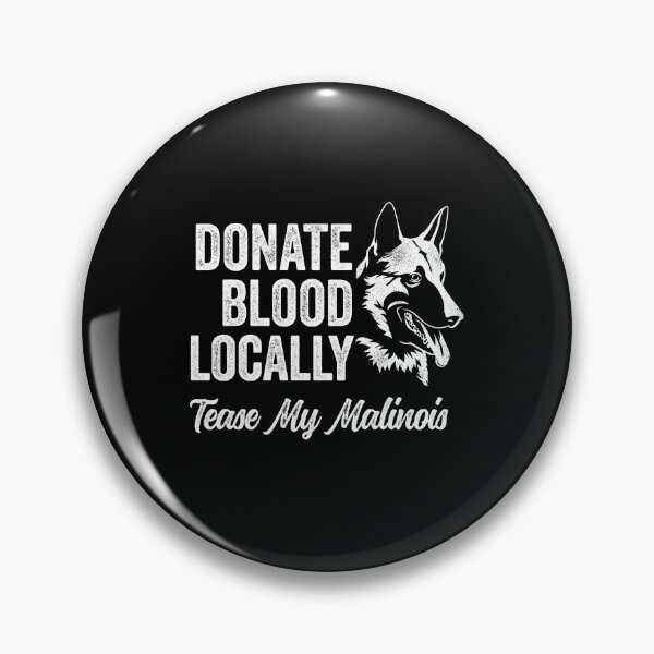 Artikelvorschau, Blut vor Ort spenden Necken Sie meinen Malinois Lustiger belgischer Malinois entworfen und verkauft von Malinois Drive.