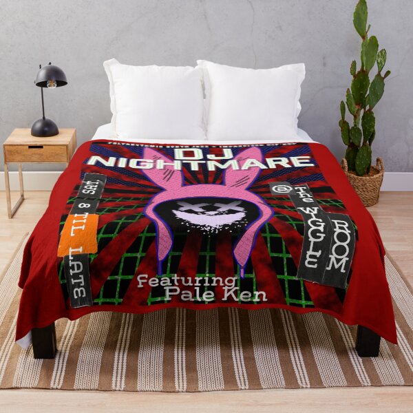 Item preview, DJ Nightmare Rave Poster designed and sold by TheMonkeyStink.