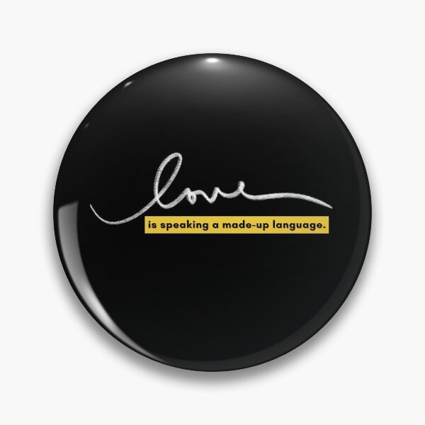 Item preview, Love is speaking a made-up language designed and sold by Zulfiqqar.