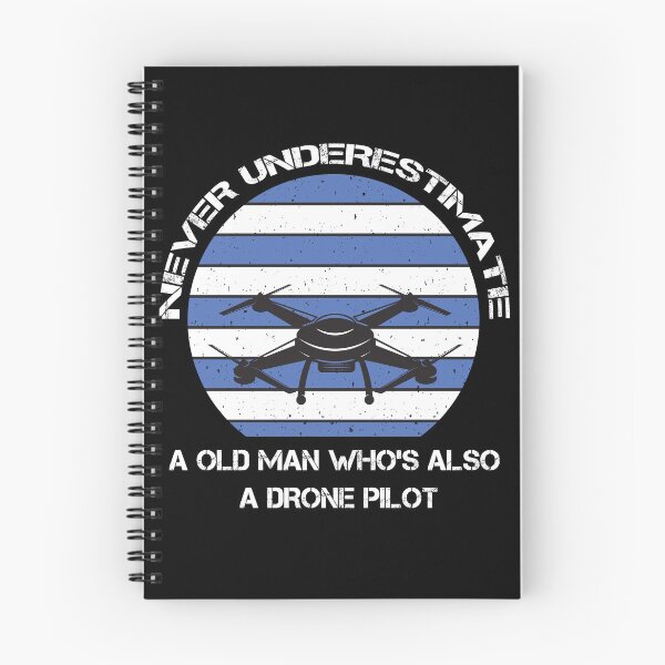 Item preview, Never Underestimate a Old Man Who's Also A Drone Pilot designed and sold by Tshirty10.