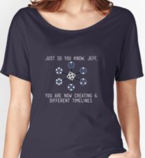 Community: Different Timelines Women's Relaxed Fit T-Shirt