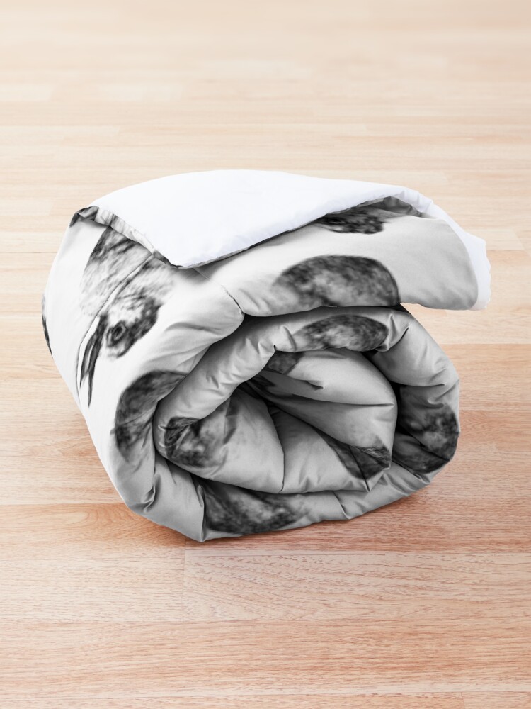 Alternate view of Cute Bunny Rabbit Comforter