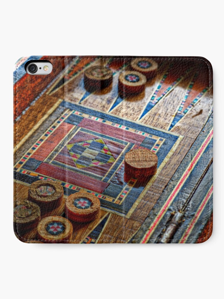 Alternate view of backgammon iPhone Wallet