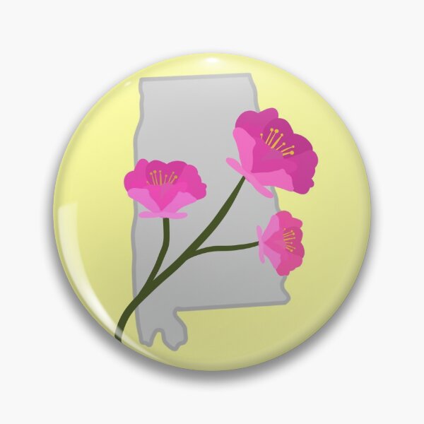 Item preview, Alabama State Flower - Camellia Sticker designed and sold by @  CC.Creative.Studios.