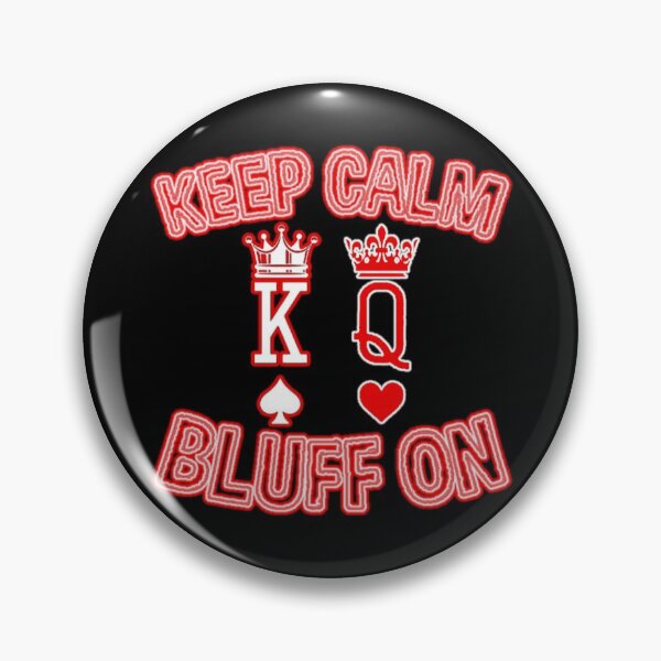 Artikelvorschau, Bleib ruhig, Bluff auf T-Shirt, Zitate T-Shirt, Spiel T-Shirt, Poker T-Shirt entworfen und verkauft von OAPod.