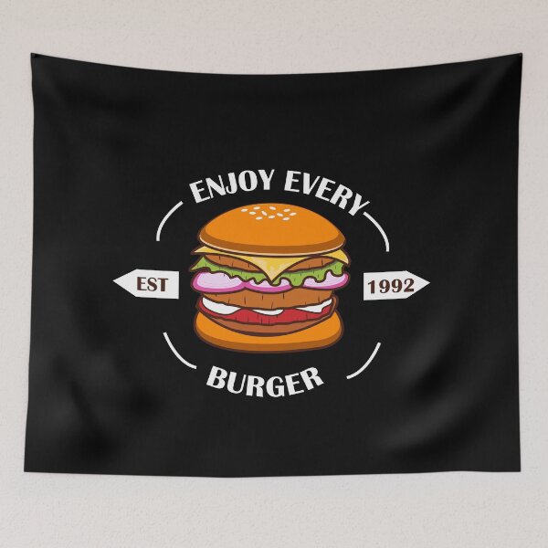 Item preview, Enjoy Every Burger, burger lover designed and sold by FADIS.