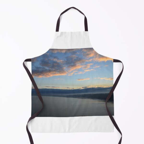 Item preview, Filey Mist and Sea Fret at Sunset with a lone Paddle Boarder skimming the water designed and sold by HiddenGemsPics.