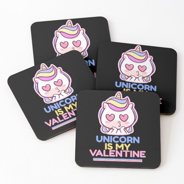 Item preview, Cute Unicorn Heart Valentines Day Women Girls T-Shirt designed and sold by colortrends.