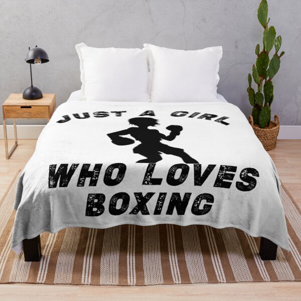 Item preview, Just A Girl Who Loves Boxing designed and sold by CreacionsMeraki.