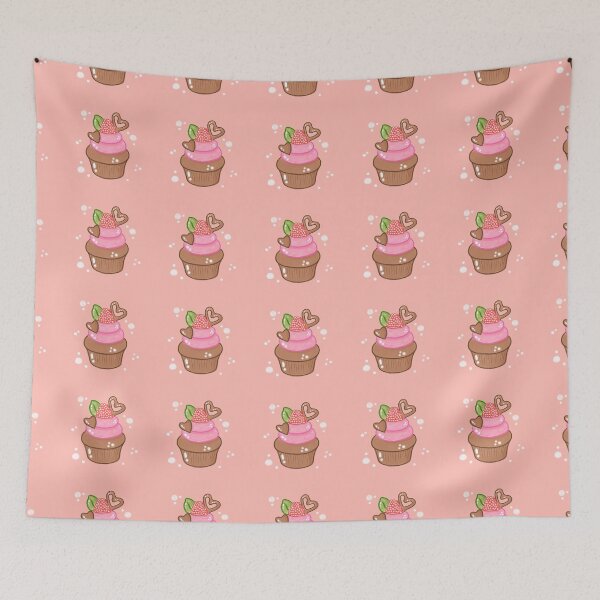 Item preview, Cute Chocolate Cupcake Pattern designed and sold by Lizzamour.