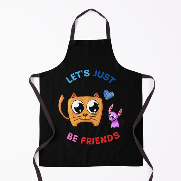 Item preview, Let's Just Be Friends - Funny Cat and Dog Friendship Valentine's Day designed and sold by LordAudes.