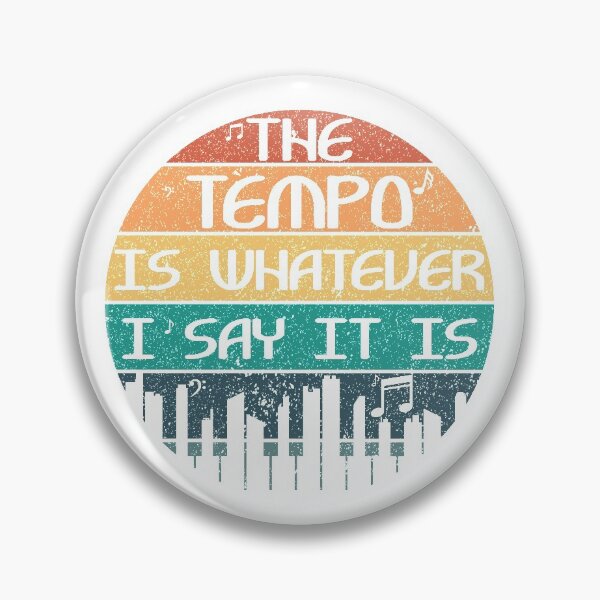 Item preview, The Tempo Is Whatever I Say It Is Retro Classic T-shirt - funny Piano Essential T-Shirt designed and sold by Achrafilla1.