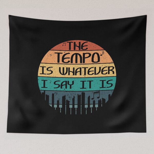 Item preview, The Tempo Is Whatever I Say It Is Retro Classic T-shirt - funny Piano Essential T-Shirt designed and sold by Achrafilla1.