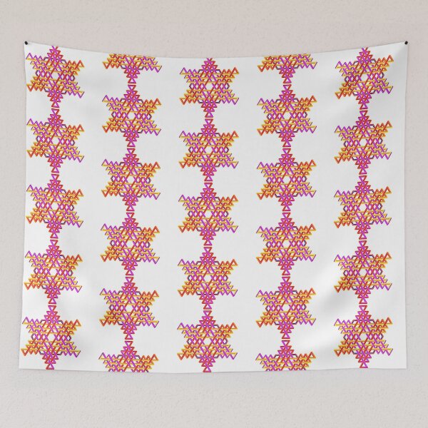 Item preview, Kolam Meets Penrose - R designed and sold by iamAjitDeshmukh.