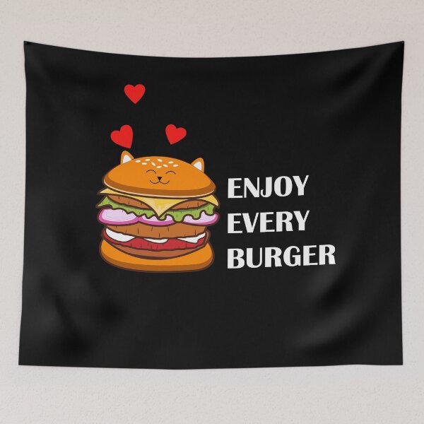 Item preview, Enjoy Every Burger, burger lover designed and sold by FADIS.