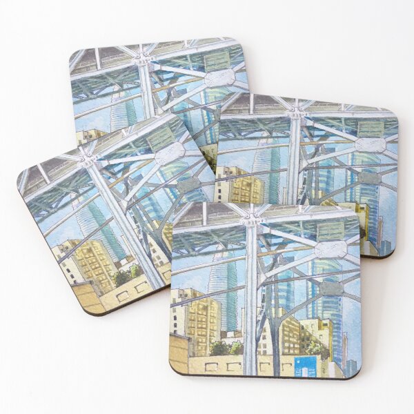 Item preview, SF Cityscape with Bay Bridge Cables designed and sold by bjengcomix.